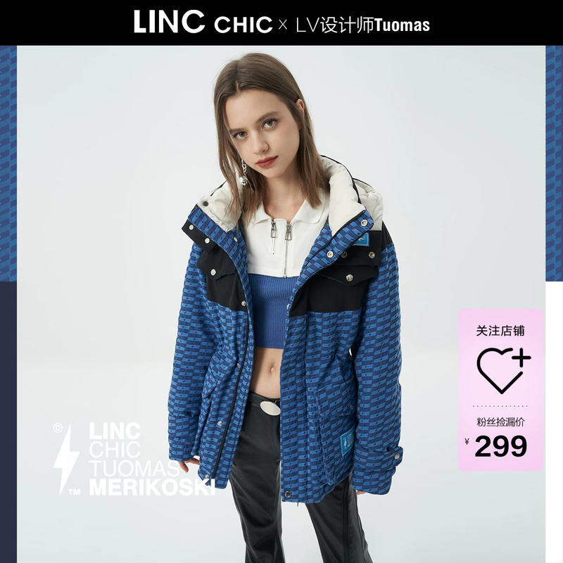 [Designer Collaboration] Linc Jin Yujie Waist-Tightening down Jacket Unisex Short down Jacket 2505Y