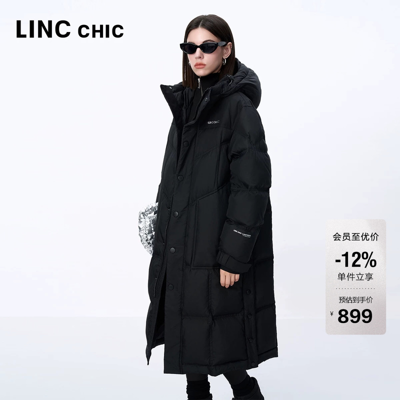 [Designer Collaboration] Linc Jin Yujie down Jacket Women's Off-Season New Unisex Long down Jacket Men's