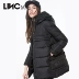 Jin Yujie LINC2016 mùa đông mới A-line down jacket nữ cape jacket 631363 - Xuống áo khoác Xuống áo khoác