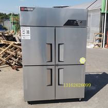 Kelly Ginsson Four-door Refrigerator Commercial Freezer Double Warm Refrigerated Frozen Kitchen Copper Pipe Refreshing Ice Cabinet Manufacturer Straight
