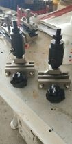 Pair of clamp stretch test clamp accessories _ Longitudinal Chi Measurement And Control Non-metallic Materials Plastic Stretch Test Accessories