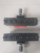 Geotextile puncture top broken wide strip stretch test clamp _ Tuched work cloth Trapezoidal Tear Test Device Spot