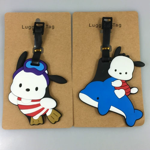 «Арахисовый фильм» Симпатичная трехмерная багажная карта Бренд.