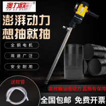 Portable electric oil pump 220V stainless steel screw pump high viscosity resistant acid and alkali resin Honey Drum pump