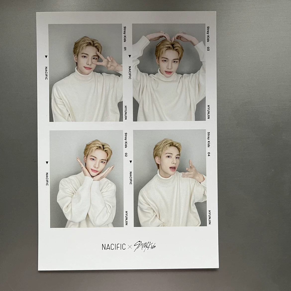 Официальная подлинная фанк StrayKids SKZ лимитированная фотокарта, карта поддержки Хван Ёнжин Hyunjin, готовая двухсторонняя персонажная фотокарта