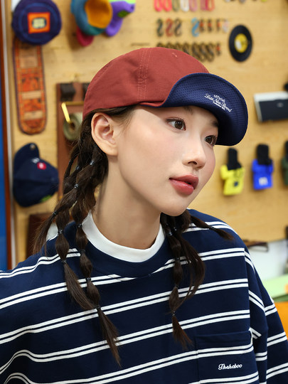 [the Hoboo] Original Short-Brimmed Baseball Cap for Women, Autumn and Winter Hip-Hop Trendy Baseball Cap for Men, Sun Protection Hat