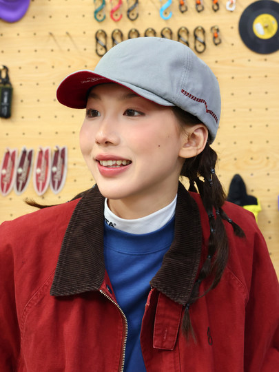 [the Hoboo] Original Short-Brimmed Baseball Cap for Women, Autumn and Winter Hip-Hop Trendy Baseball Cap for Men, Sun Protection Hat