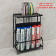 Iron Art Badminton Racket Storage Rack, Multi-Layer Racket and Tube Storage Rack, Punch-Free Tennis Racket Display Rack for the Gym
