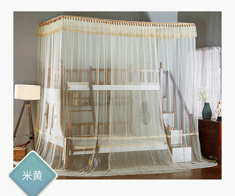 giường ngủ lưới 1,5m giường hình ảnh giường mẹ và con 1,2 mét tủ cao và thấp dưới dòng phần thang thang chiếm - Lưới chống muỗi màn mắc giường