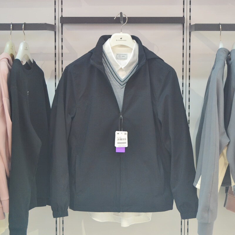 Giordano Men's Windbreaker 2026 Spring Windproof Outdoor Commuting Detachable Hood Casual Jacket Coat Men 01076014