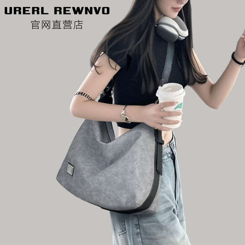 URERL REWNVO Women's Soft Leather Crossbody Bag 2025 New Arrival Large Capacity Commuter Tote Bag - Thumbnail 5