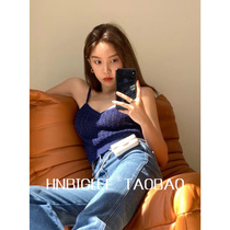  HNBIGLEE micro-perspective crochet four-in-one bone line silk knitted diamond buckle white temperament BAI strap