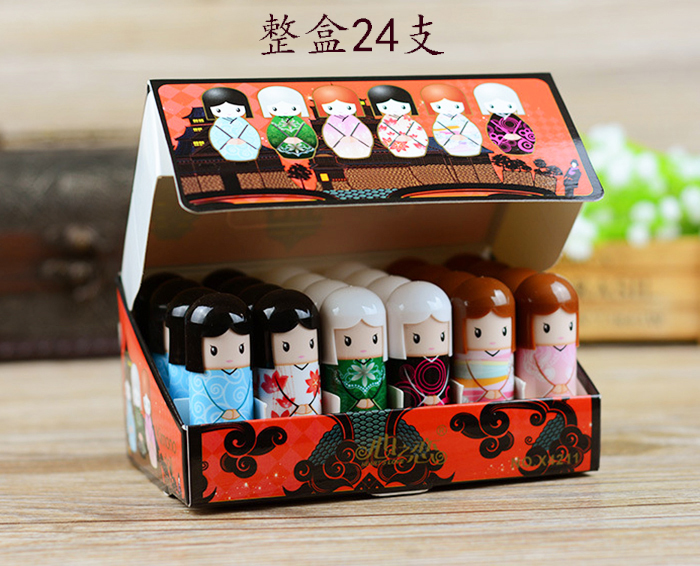 Full Authentic Bán buôn Thơ pha lê Trái tim tình yêu Dễ thương và Wind Doll Lip Balm Fruit Lip Balm 2.4g - Son môi 3ce soft lip lacquer