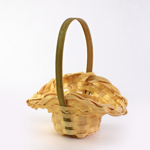 Guangxi Bamboo Basket Basket Flower Arrangement and Floriculture Flower Basket Bouquet Decorative Basket Pastoral Style