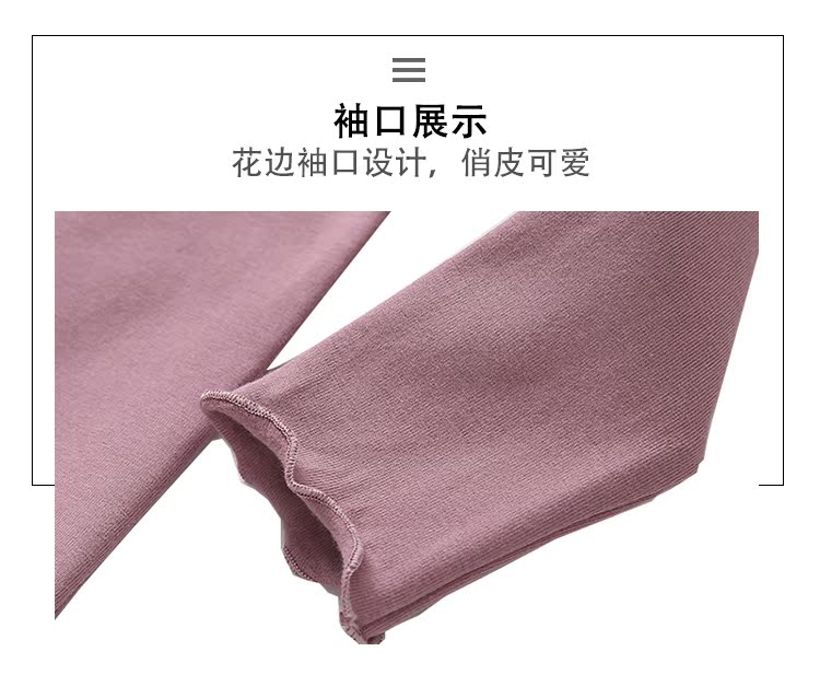 Cô gái thuần khiết mùa thu phong cách mới vừa và nhỏ cho trẻ em áo thun dài tay top cotton kéo hoa sandal áo thun cửa hàng quần áo trẻ em