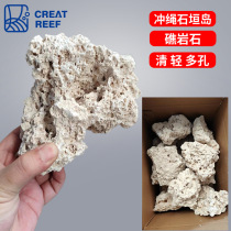 Japans original reef makers seawater coral tank landscaping stone Okinawa Ishigaki Island dry reef rock replaces live stone Java stone