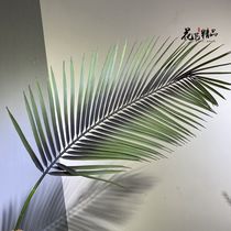 Large gradient scattered sunflower leaves coconut leaves colorful Phoenix bamboo large flower arrangement tropical leaves plantain turtle back