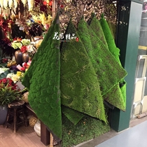 Customized simulation Moss Moss Moss Plant Wall Flower Wall grass wall vertical greening fake flower landscape decoration