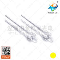 Recommended F2 yellow light nipple type light-emitting diode led lamp bead 2mm white hair yellow short foot manufacturer