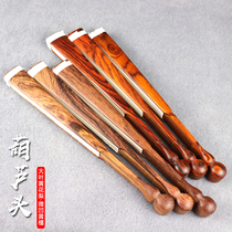 Big leaf yellow pear gourd head folding fan Slightly concave yellow sandalwood Chinese style blank rice paper fan men and women 10 inches 15 square