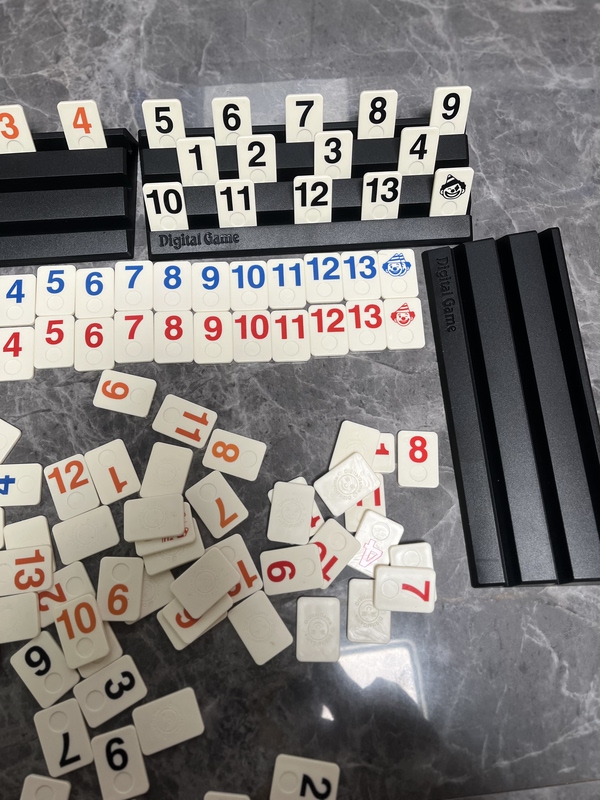 Israeli Large Rummy Number Cards - Fun Party Number Puzzle Battle Game Number Card Board Game