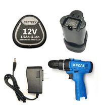 Xiaofan 12V lithium electric drill accessories Rechargeable drill Handheld drill Multi-function electric screwdriver battery charger