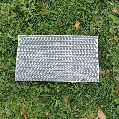 PVC hand throwing rice plate artificial nursery plate thickening White grade plastic transparent 434 hole seedling plate