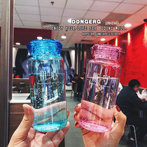  Small gifts suitable for activities Colorful diamond diamond glass couple water cup activity gift custom logo