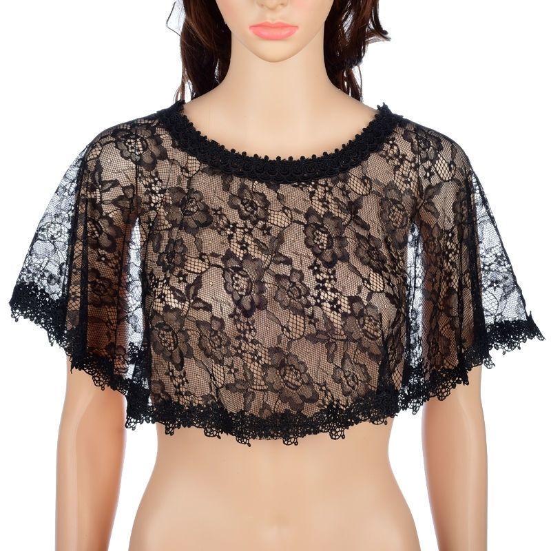 New Korean Style Dress with Lace Shawl, Versatile Hollow-Out Cover-Up for Women, Summer Jacket, Sleeveless Top