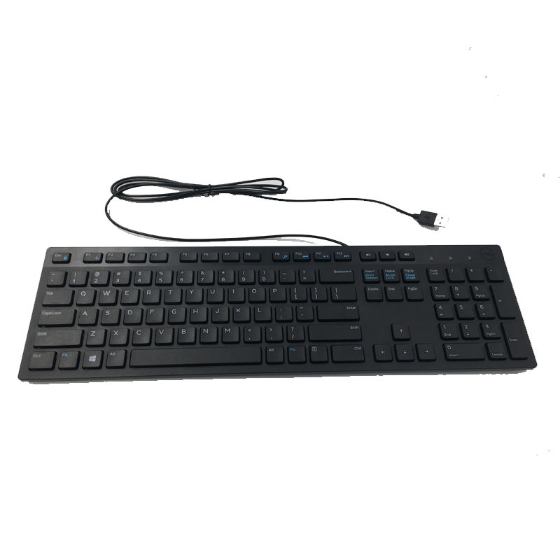 Original Dell Kb216 Chocolate Wired Keyboard for Desktop Computers and Laptops, USB External Universal Keyboard