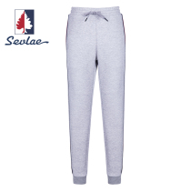 SEVLAE St. Frye Mall with autumn and winter womens knitted trousers casual sports tie pants F132786670