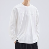 Хлопковый лонгслив, приятная телу осенняя демисезонная толстовка