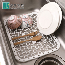 Japan imported SANADA kitchen multi-purpose drain pad sink tableware anti-fall anti-clogging pad debris filter drain