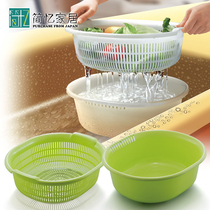 Japan imports SANADA Kitchen Wash Basin Plastic Wash Vegetable Basket Drain Basket water filtration basin Fruit Box Leaching shelf
