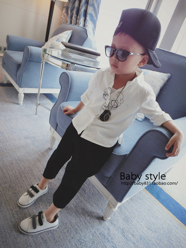 Chemise garcon à manche longue - Ref 2074839 Image 9