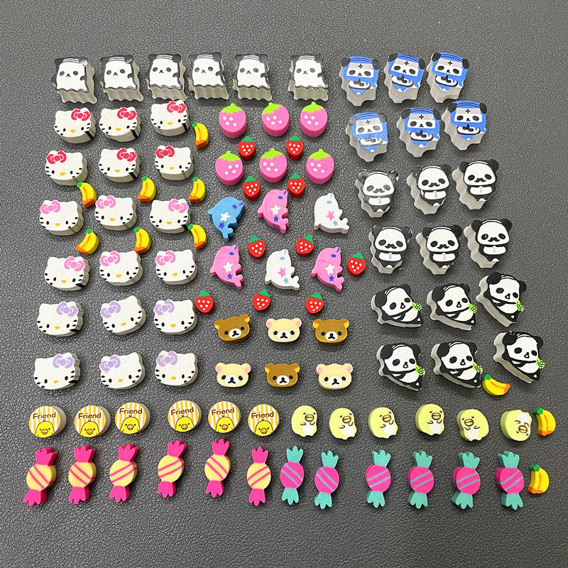 Day single children's stationery cute cartoon eraser creative mystery little eraser gift school small prizes