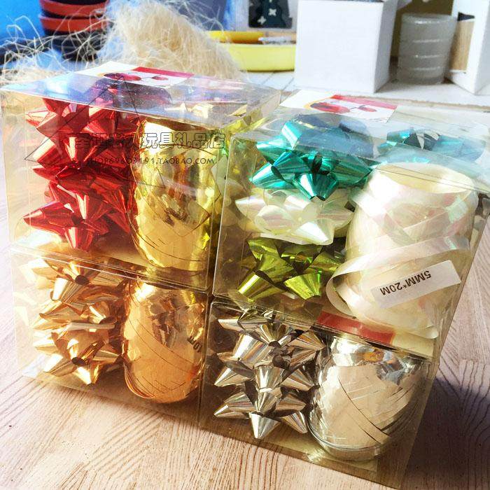 Christmas Decorations Laser Stars Flower Packaging Color with festive gift box gift bag Decorative Gift flowers Multi-style