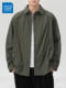Jeanswest Long-Sleeve Shirt for Men 2026 New Trendy Loose Casual Shirt Jacket Men's Spring Thin Top