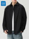 Jeanswest Long-Sleeve Shirt for Men 2026 New Trendy Loose Casual Shirt Jacket Men's Spring Thin Top