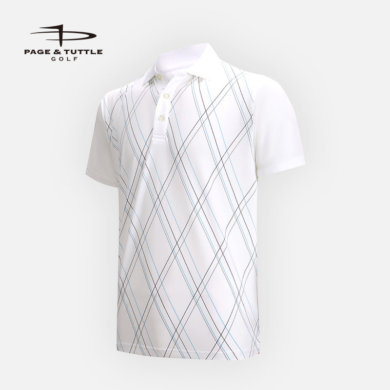 PT Pecittate Golf T-shirt Male Short Sleeve Summer Rhomboid Polo Shirt Breathable Speed Dry Sports Jersey-Taobao