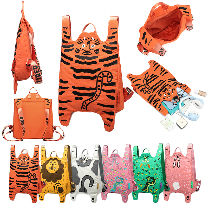 Ruoyu Workshop Ruoyustudio Original Design Cute Animal Travel Hiking Fitness Lightweight Backpack