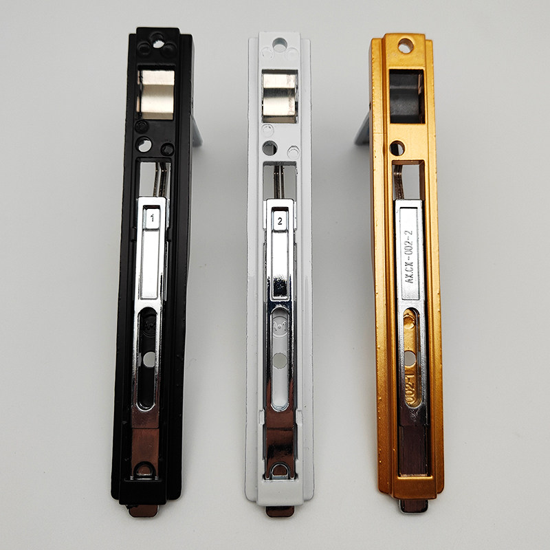 Hidden Mortise Latch for Aluminum Doors and Windows, Plastic Steel Swing Door, Double Door, Upper and Lower Concealed Lock Rod Latch