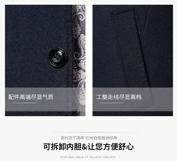 Blouson hiver pour homme en Laine - Ref 3112513 Image 25