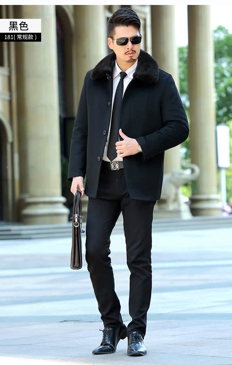 Blouson hiver pour homme en Laine - Ref 3112513 Image 35