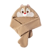 Miniso, шапка, шарф, перчатки, клубника с капюшоном, плюшевый зимний комплект, 3 предмета