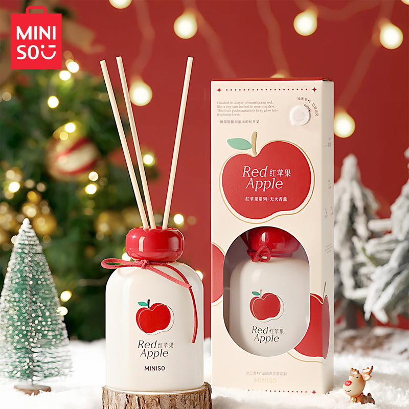 Miniso Red Apple Scent Fireless Aromatherapy Indoor Long-Lasting Fragrance Air Freshener Aromatherapy Fragrance