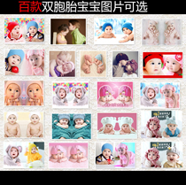 Twins Baby Poster Dragon Phoenix Doll Image Preterm Teaching Hanging Ducks Baby Boys and Girls Wall Sticker Pregnancy