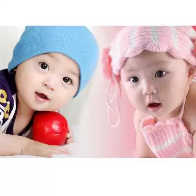 Dragon and Phoenix baby portrait poster wall sticker baby pictorial cute doll Picture Wall 120x80cm large picture drawing