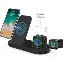 Apply Apple X phone watch headphones three-in-one 15W wireless chargers base vertical bracket Huawei Samsung