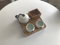 Bamboo Wood Customizable Desktop Storage Box Tea Tea Bag Coffee Bag Containing Box Separating Box Coffee Bag Box Mini
